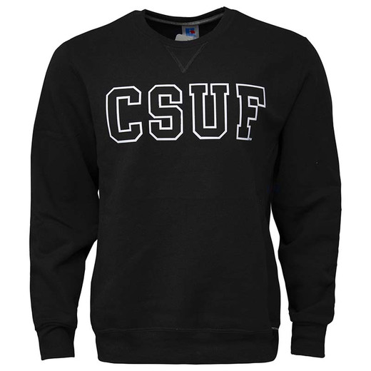 CSUF Fusion Fleece Crew - Black